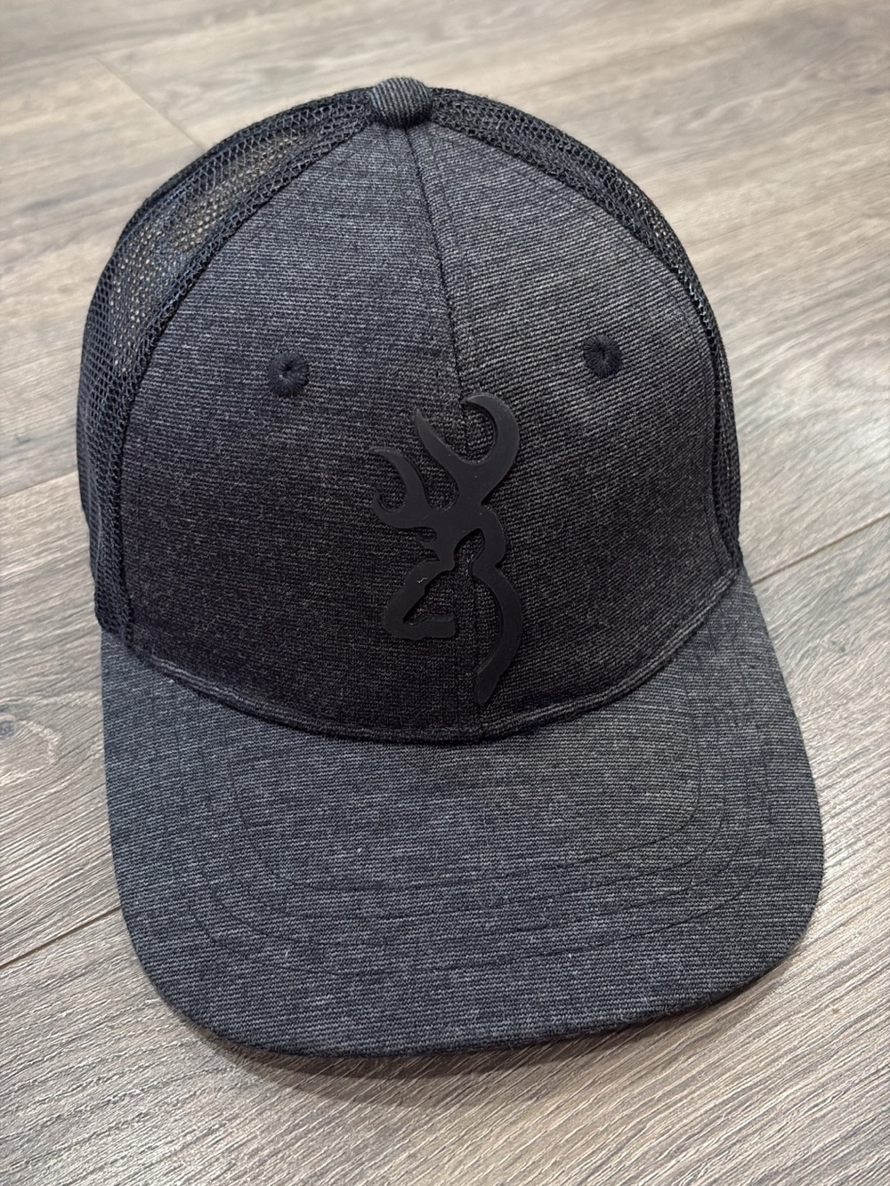 Browning Charcoal Black Mesh Back Trucker Hat